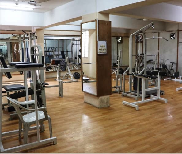 The on-campus gymnasium at IIEBM