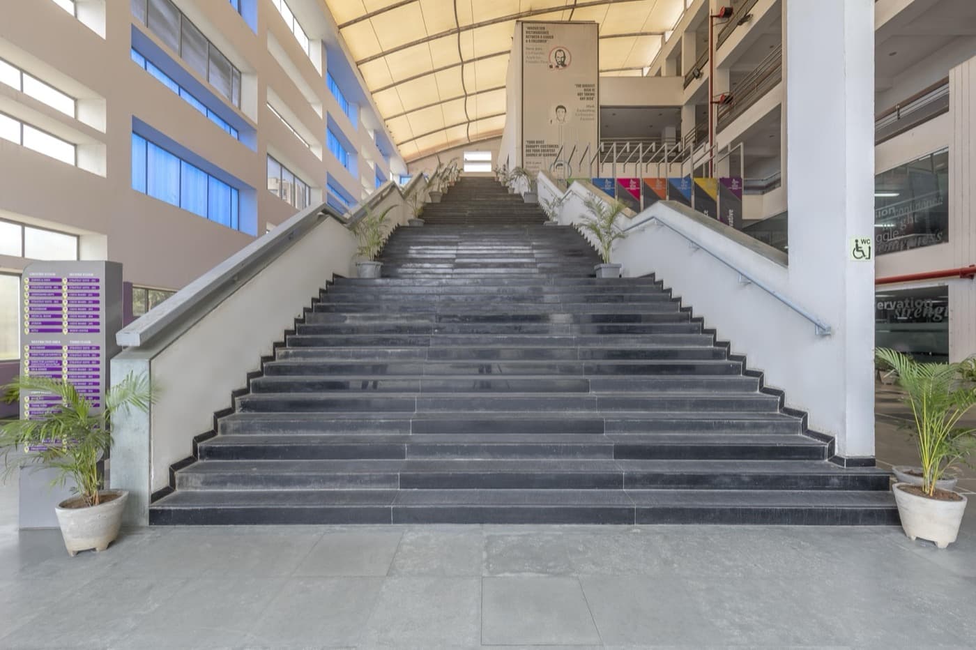 Staired Open Auditorium at Shanti Business School